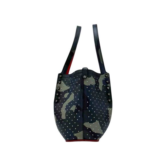 Christian Louboutin Camouflage Studded Cabarock Tote Multicolor - Picture 4 of 5